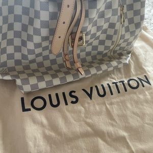 Louis Vuitton Damier Azur canvas back pack